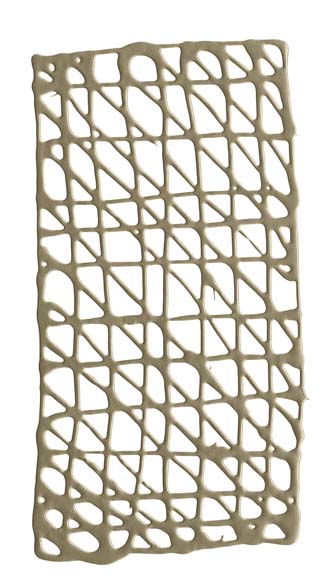 DecoGraph D in Antique Gold 24x12