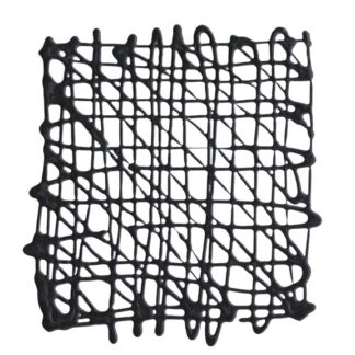 DecoGraph D in Black 12x12