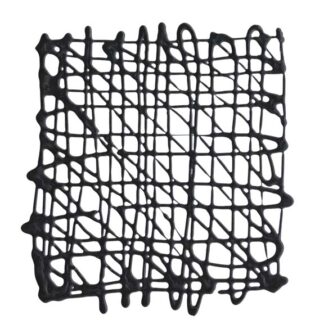 DecoGraph D in Black 16x16