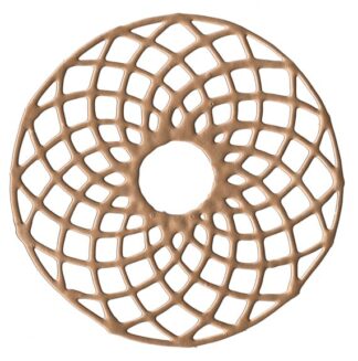 DecoGraph M Circle in Bronze 16in