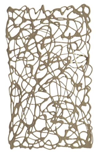 DecoGraph Q in Antique Gold 28x18