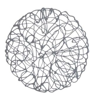 DecoGraph Q Circle in GMetal 24in