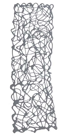 DecoGraph Q in Gun Metal 36x12