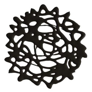 DecoGraph Q Circle in Black 6in
