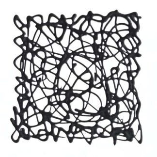 DecoGraph Q in Black 12x12