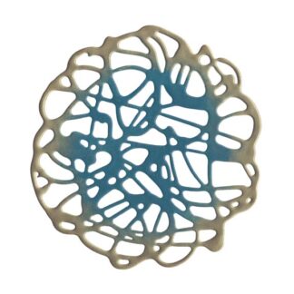 DecoGraph Q Circle Teal/AnGold 10in