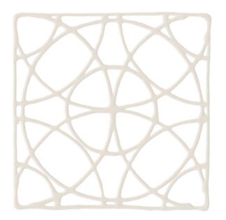 DecoGraph U in Pearlized White 16x16
