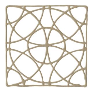 DecoGraph U in Antique Gold 16x16