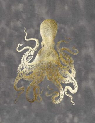 Gold Foil Octopus II