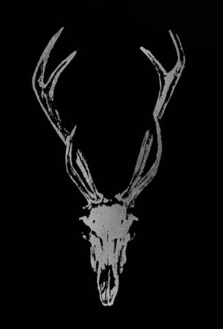 Silver Foil Rustic Mount I on Black