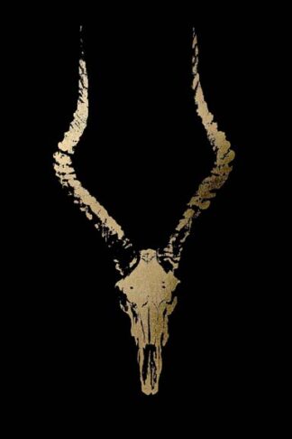 Gold Foil Rustic Mount II on Black