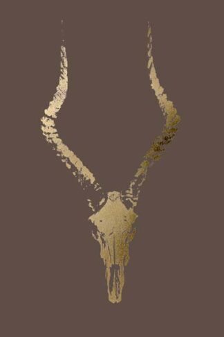 Gold Foil Rustic Mount II on Bitter Chocolate