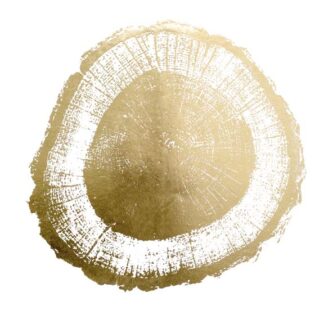Gold Foil Tree Ring II