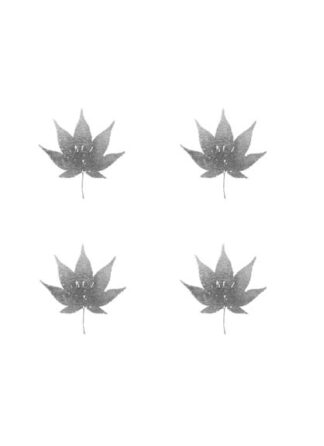 4-Up Silver Foil Leaf VI