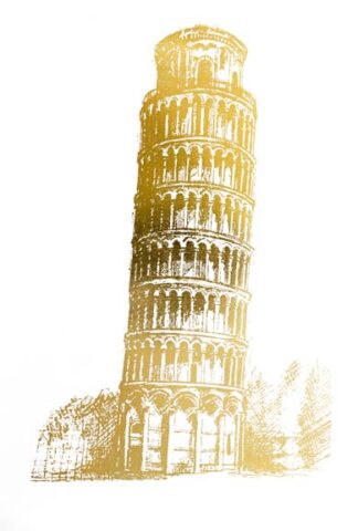 Gold Foil Pisa