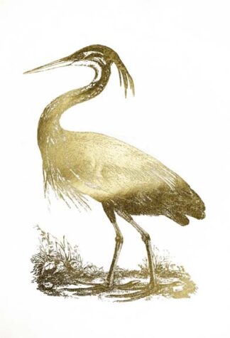 Gold Foil Heron II