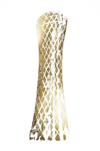 Gold Foil Tornado Tower, Doha