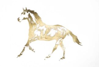 Gold Foil Horse