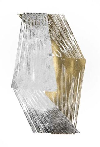 Silver & Gold Foil Stripes