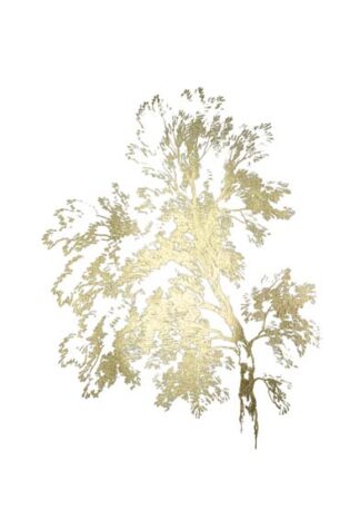 Gold Foil Ash Tree I