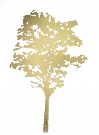Gold Foil Tree I