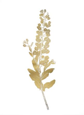 Gold Foil Nature Study III