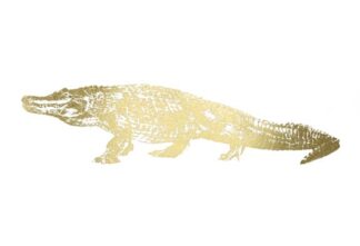 Gold Foil Alligator